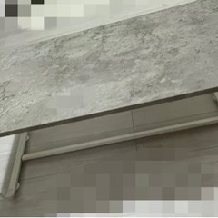 大理石柄 グレー ローテーブル