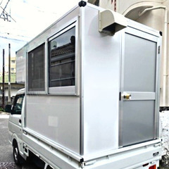 軽トラ　キッチンカー　発電機&かき氷機　保健所80ℓ対応の画像