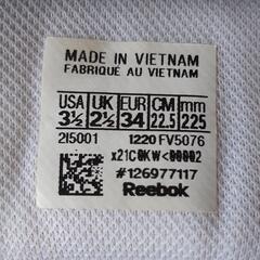 Reebokスニーカー　22.5cmの画像