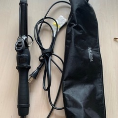 SALONIA ヘアアイロン 25mm 専用耐熱ポーチ付き