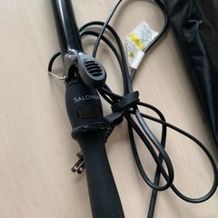 SALONIA ヘアアイロン 25mm 専用耐熱ポーチ付きの画像