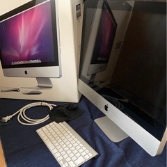 iMac 21.5インチ： 3.2GHz MC509J/A メモリ8GBマウス無　キーボード付