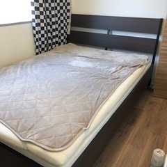 ※受け渡しの方確定※ダブルベット譲ります　IKEA