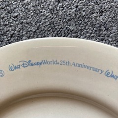 ☆ディズニー25周年記念プレート皿2枚セットの画像