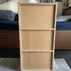 【無料】カラーボックス3段 ホワイトの画像