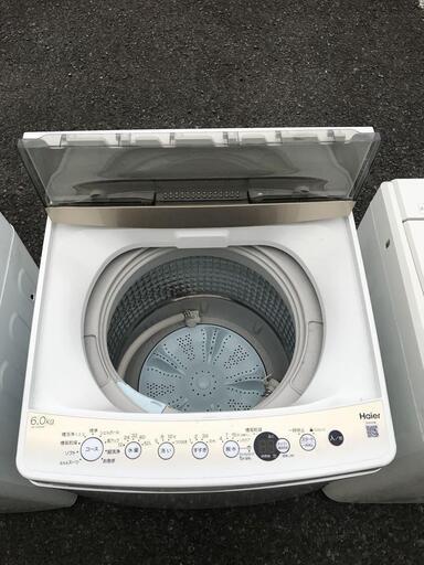 ハイアール HAIER 洗濯機 JW-C60GK 6.0KG 2021年製