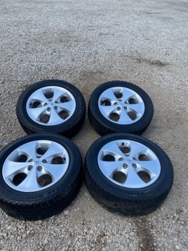 アルファード10後期 スタッドレス付き純正ホイール 225/55R17