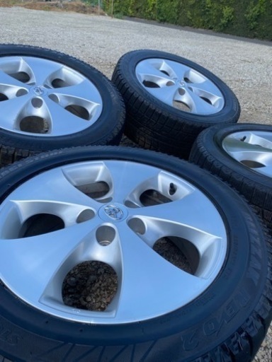 アルファード10後期 スタッドレス付き純正ホイール 225/55R17