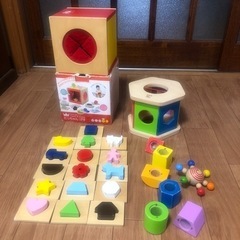 木製玩具 型はめ コマ ハイメス hapeブロック 木のおもちゃセット