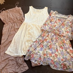 レディース　夏服　ワンピース　サロペット