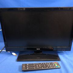 【動作保証あり】WIS 2017年 TLD-19HDVR 19V型 DVDプレーヤー一体型 液晶テレビ【管理KRT214】の画像
