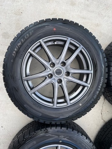 DUNLOP WINTERMAX 2018年製スタッドレスタイヤ205/65R16ホイール付き4本
