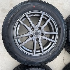 DUNLOP WINTERMAX 2018年製スタッドレスタイヤ205/65R16ホイール付き4本