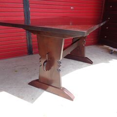 松本民芸家具 ダイニングテーブル 中古