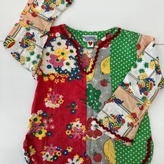 【中古】サイズ不明　フルーツ×花柄長袖