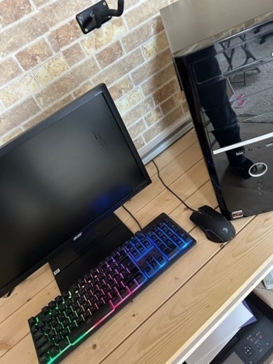 ゲーミングパソコン　フルセット！