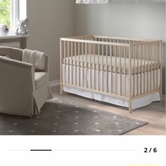 【激安通販 オンラインショップ】 ほぼ未使用IKEA SNIGLARベビーベッド (☆M☆) 長久手のベビー ベビー用寝具・ベッド