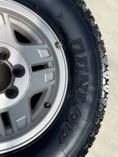 お値引き可能！DUNLOP SP RV-MAJOR 31×10.50R15 LT TOYOTAホイール付き