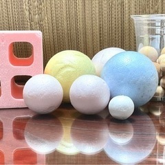 木の球・発泡スチロール球・発泡スチロールブロック