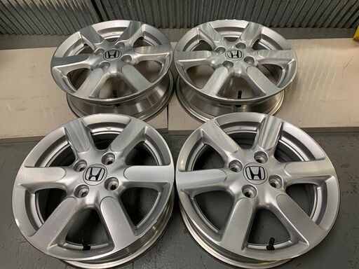 ホンダ純正★N-ONE　N-BOX　Nワゴン　ライフ　14×4.5J　4H100　＋40　車検OK！　バランサーチェック済み
