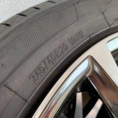 20inch ホイールタイヤ4set 1週5千ずつ値下の画像