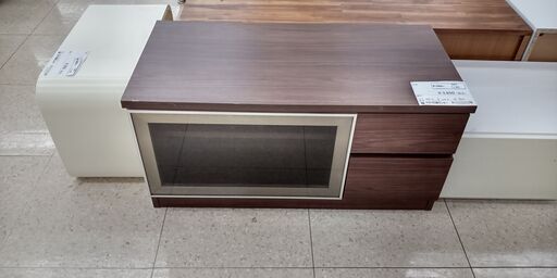 ★ジモティ割あり★  テレビ台 茶 H44.5×D44.5×W90 クリーニング済み TJ463