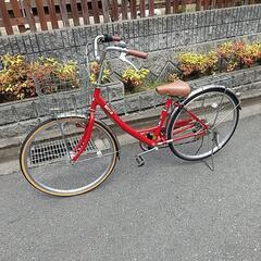 26インチ5段変速 赤の画像