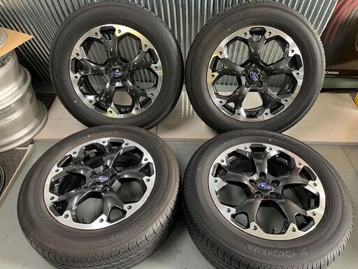 売約済　スバル純正★XV純正　フォレスター　225/60R17　バリ山！17×7J　5H100　＋55　安心のエアー＆バランス調整済み