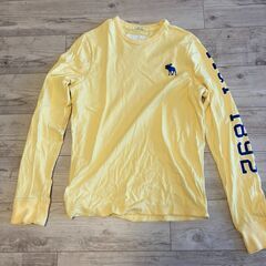 アバクロ　マッスルフィット　ロングTシャツの画像