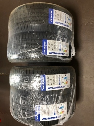 新品未使用 215 40 18 winrun ウィンラン  4本