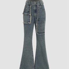 CIDER ハイウェイストフレアジーンズ　(新品)の画像