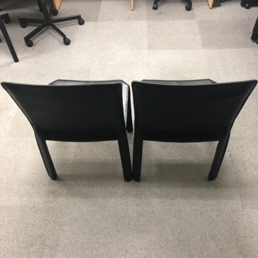 カッシーナ Cassina 412cab ダイニングチェア 2脚