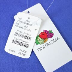 【No.62】新品未使用 FRUIT OF THE LOOM ポケTシャツ 紫 Mサイズの画像