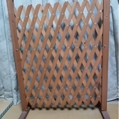 木製伸縮式フェンス！値下げ！の画像
