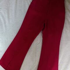 HARE ブーツカットパンツ レッド