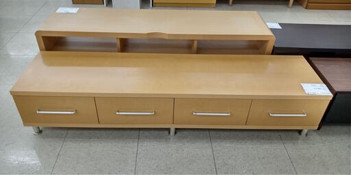 ★店長特別お値引き★  テレビ台 ベージュ H36.3×D44.5×W180 クリーニング済み TJ471