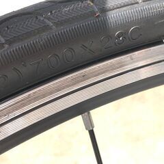 美品 自転車 クロスバイク 700x28c ブラック 軽量 