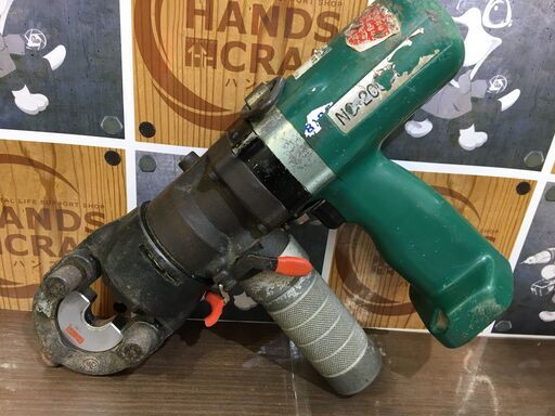 西田 携帯用充電油圧式端子圧着機 NC-200 ジャンク品 部品取り 現状品 不動 【ハンズクラフト宜野湾店】