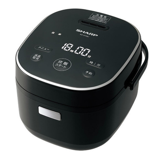 シャープ ジャー炊飯器 KS-CF05C-ブラック