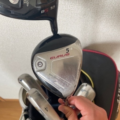 ゴルフバッグ、クラブセット　ゴルフボールおまけ