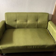 ソファ　グリーン　一人暮らし