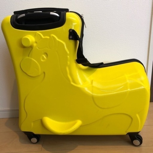子供が乗れるキャリーケース　Lサイズ　TSAロック