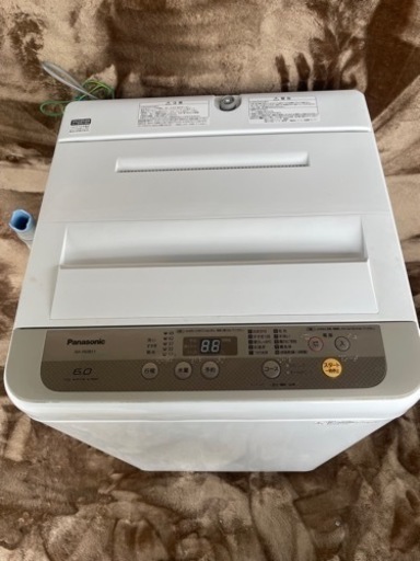 ☆安値　Panasonic 縦型洗濯機　6.0kg 値段交渉可、配送交渉可