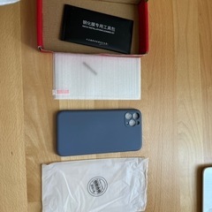 iPhone 11 pro max ケース　保護フィルム付き　新品　未使用の画像