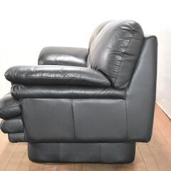 大塚家具 レザーソファ カウチソファ 革張り 家具 インテリア I005 IDC大塚家具】L/S Comfort-06(L/S STYLISH-06) 総革 ダークブラウン