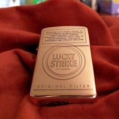 ◆新品未使用◆　LUCKY STRIKE　Zippo型　オイルラ...