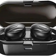 Bluetooth イヤホン ワイヤレスイヤホン 黒 ブラック ...