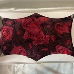 リボンの薔薇バッグるの画像
