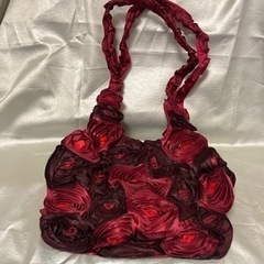 リボンの薔薇バッグる