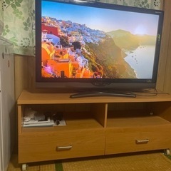 SHARP LED AQUOS 40v型　テレビ台付き（値下げ交渉可能）